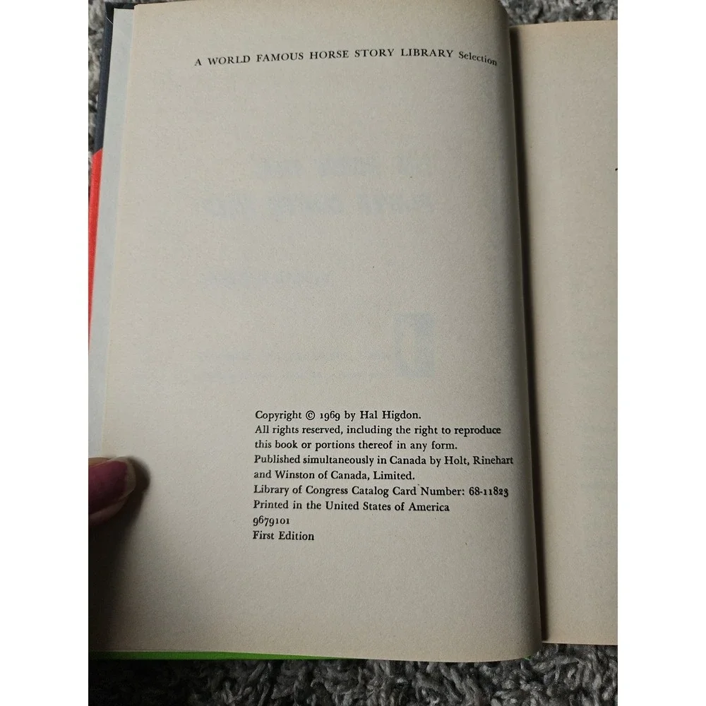 The Horse That‎ Played Center Field Hal Higdon (Hardcover, 1969) Baseball Ist Ed
